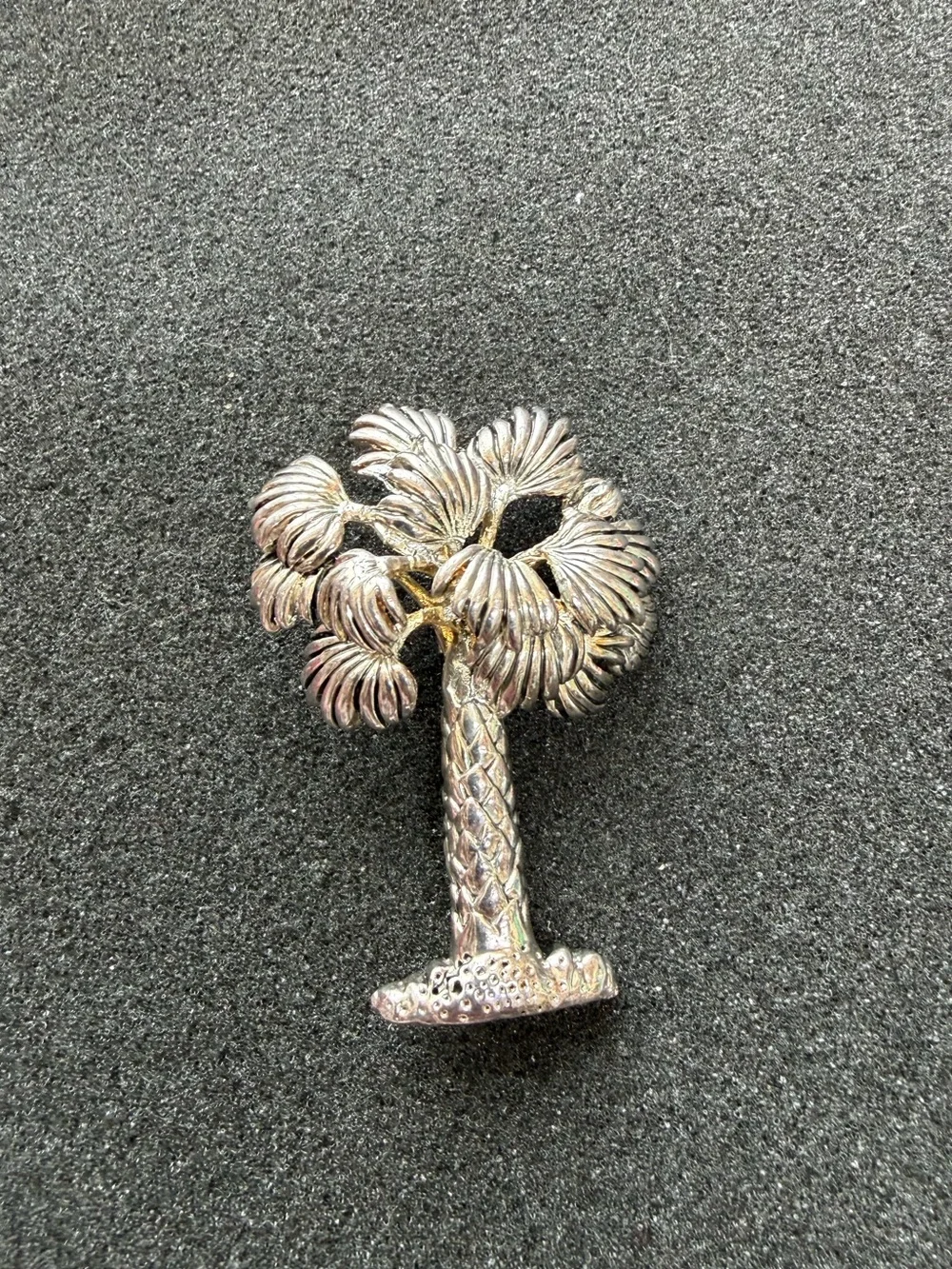 Vintage Palm Tree Brooch